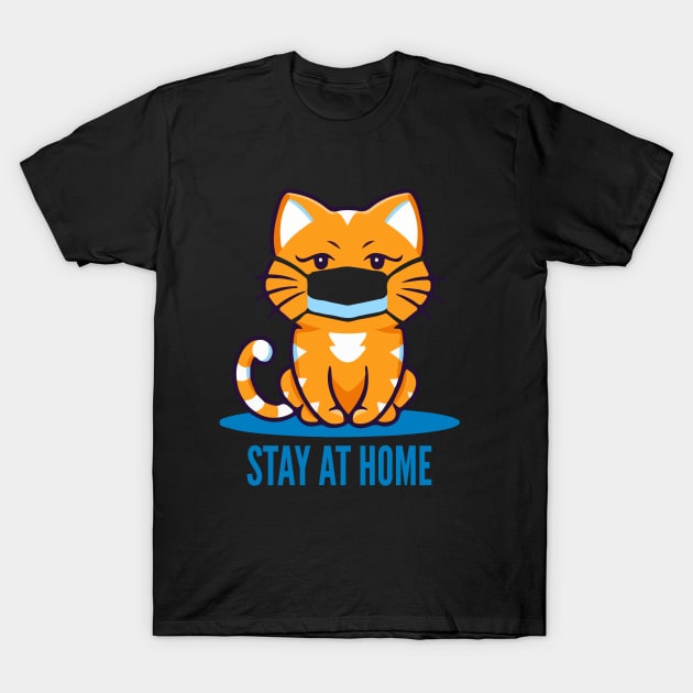 Stay at Home Cat T-Shirt by sufian